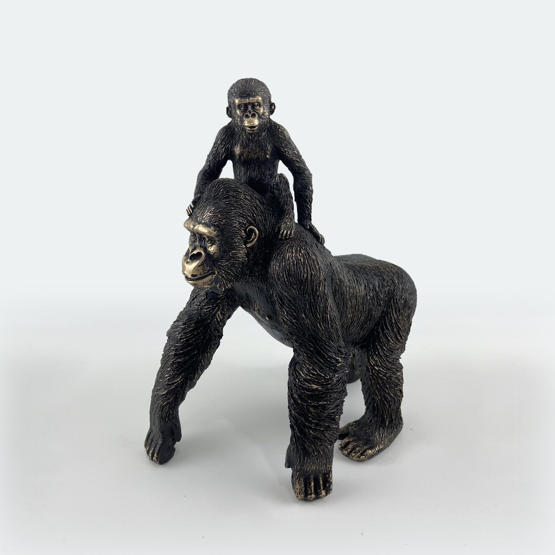 Gorilla With Baby - Figurine