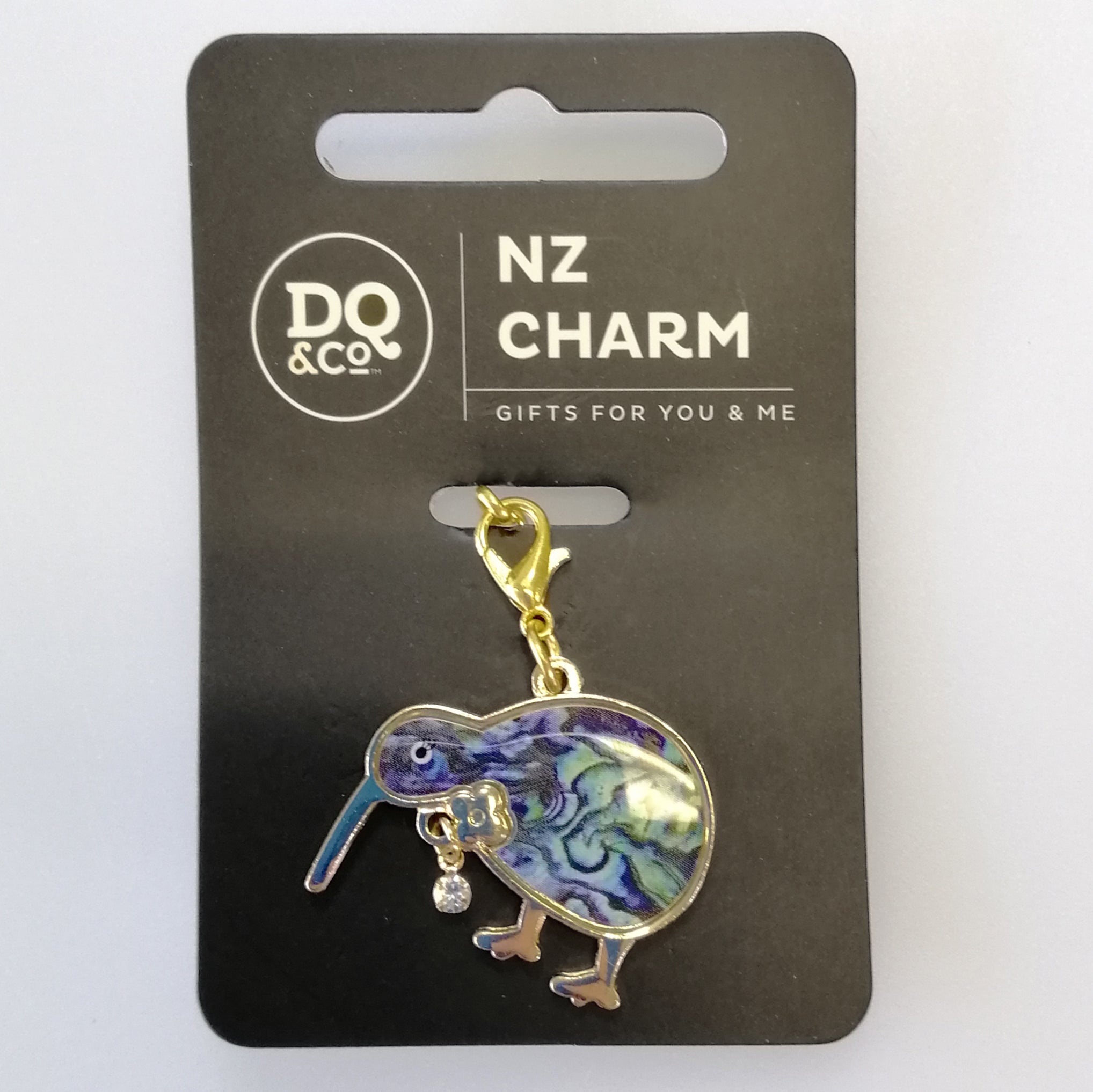 NZ Charm - Paua Kiwi