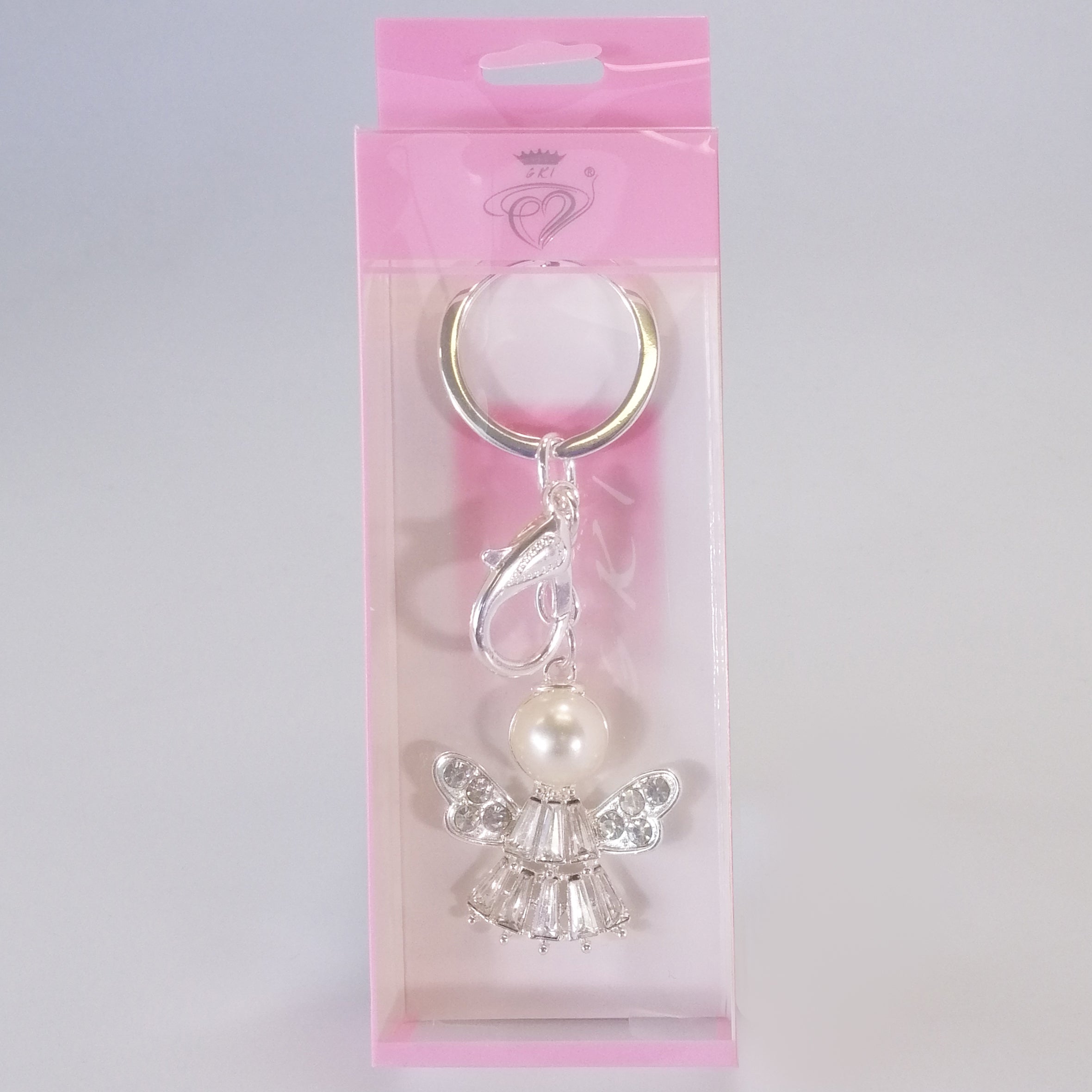 Bling Pearl Angel Charm