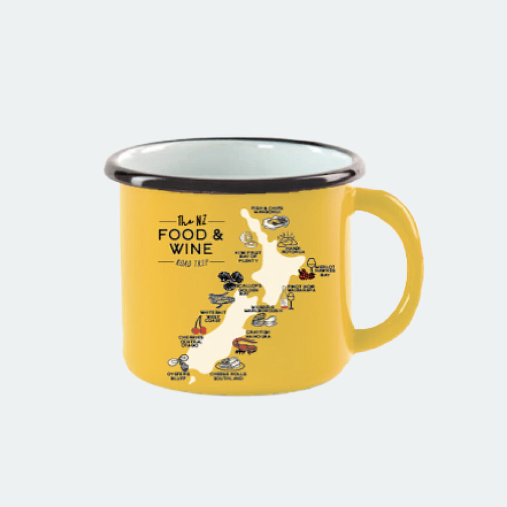 NZ Food & Wine Enamel Mug