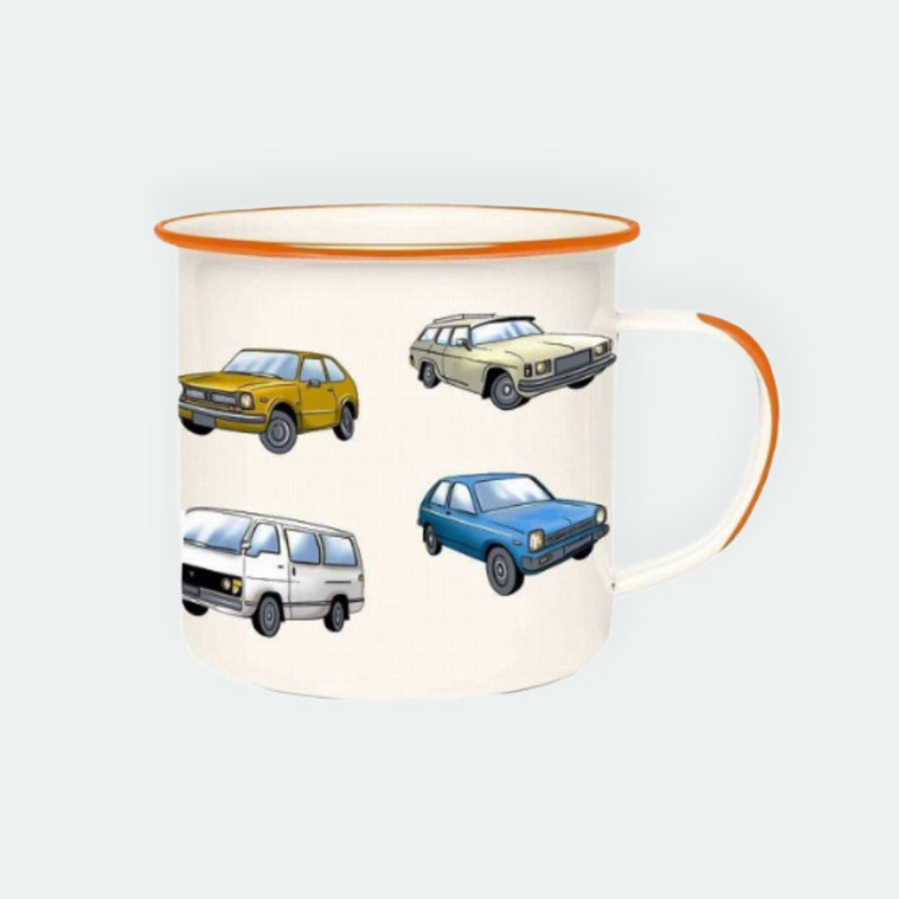 NZ Classic Car Club - Enamel Mug