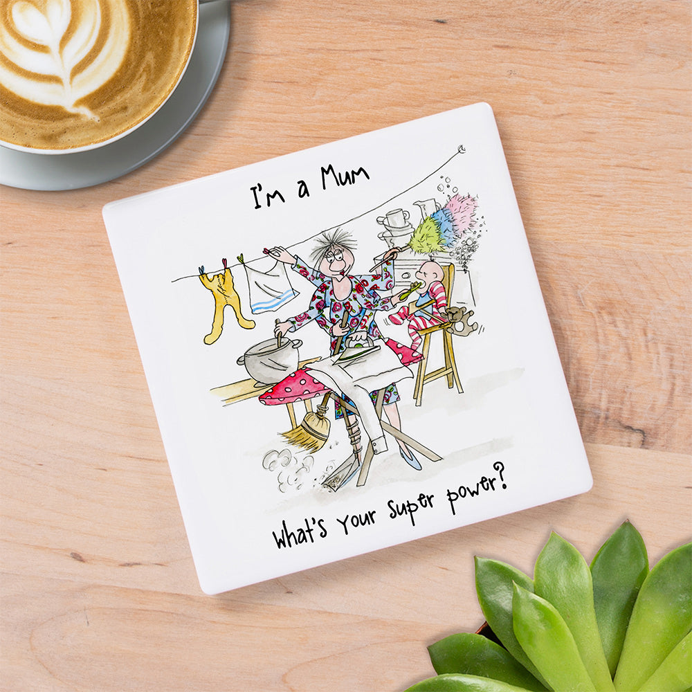 Super-Mum Coaster