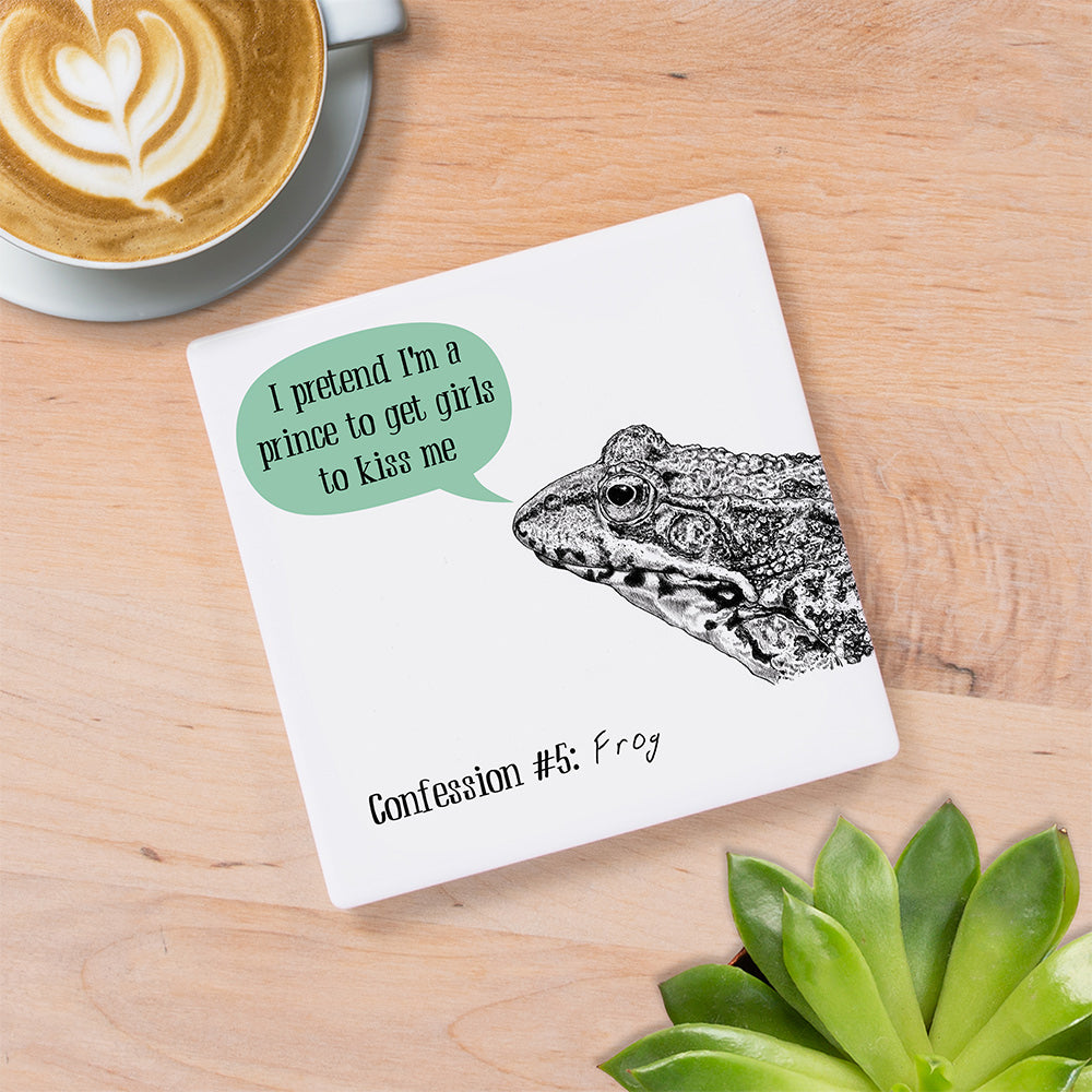 Frog Confessions - Coaster
