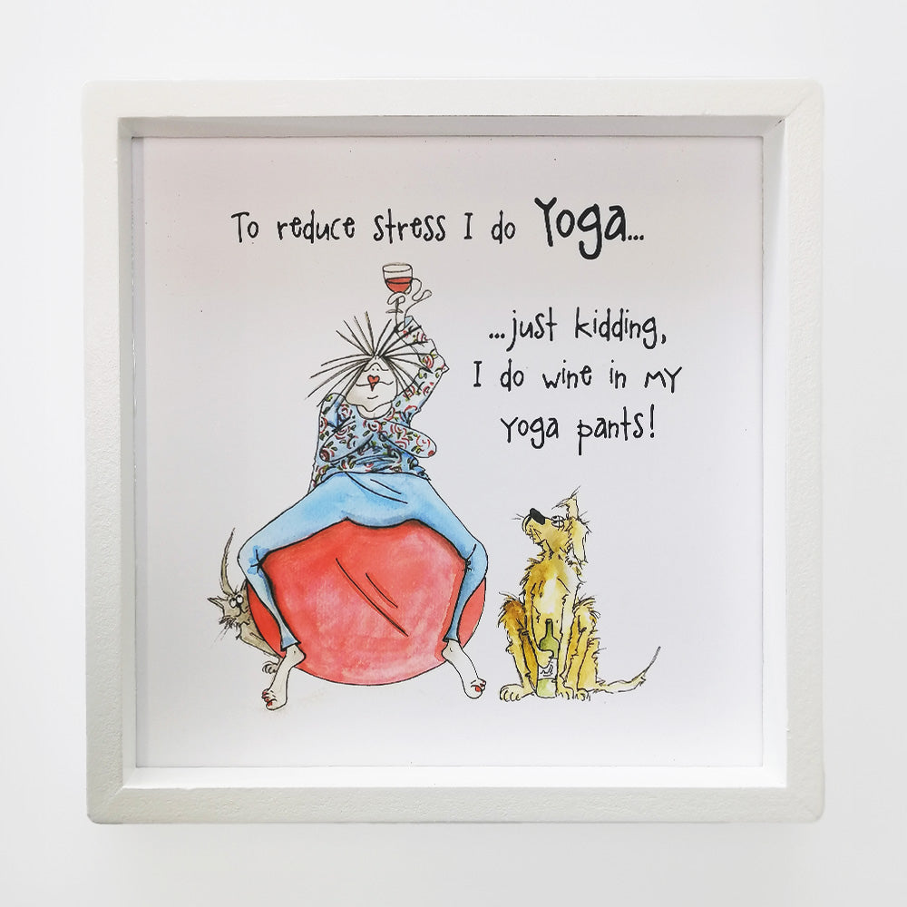 I Do Yoga' Plaque