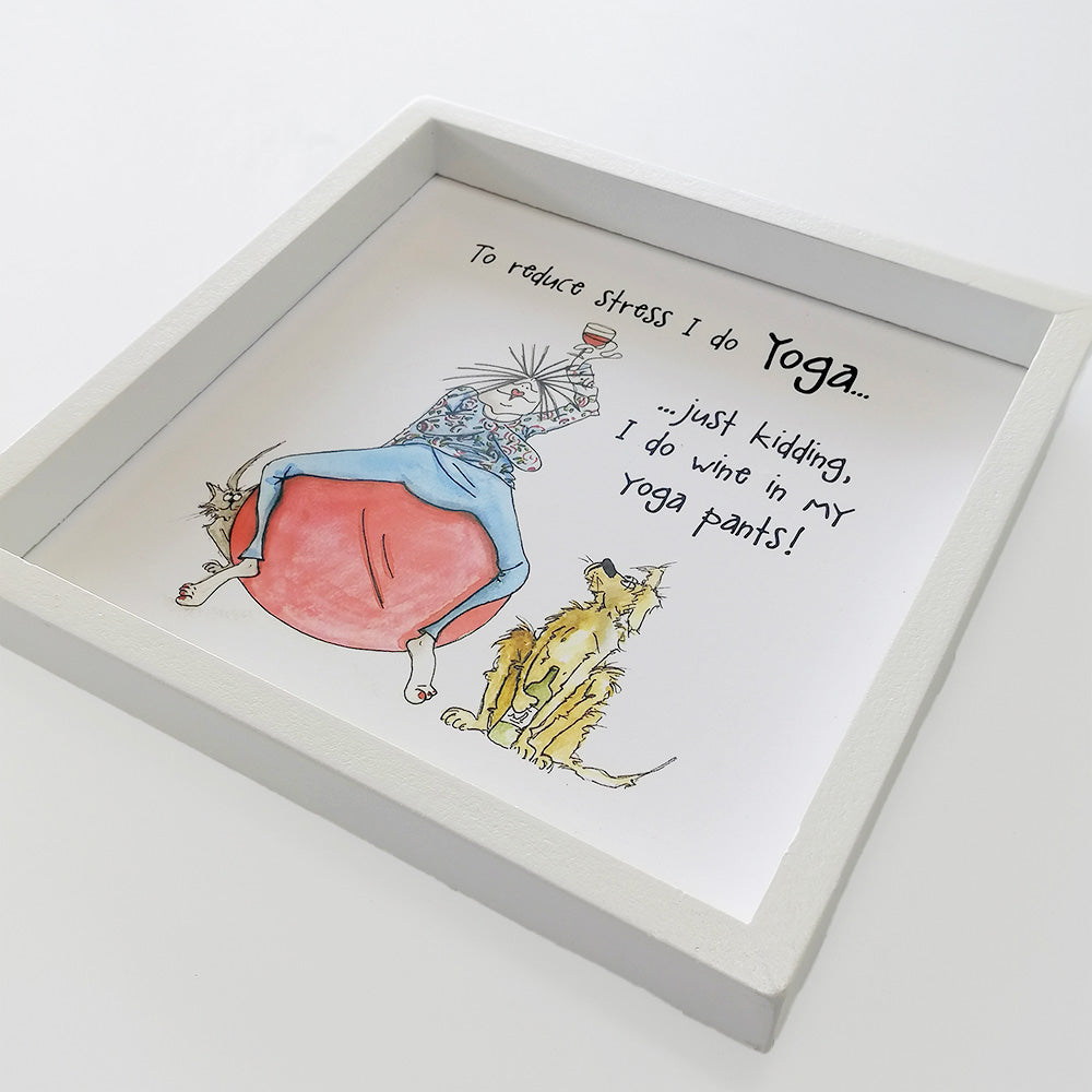 I Do Yoga' Plaque