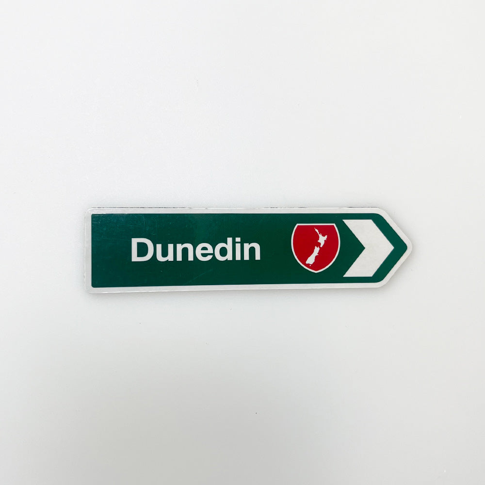 Dunedin' Road Map Sign Magnet
