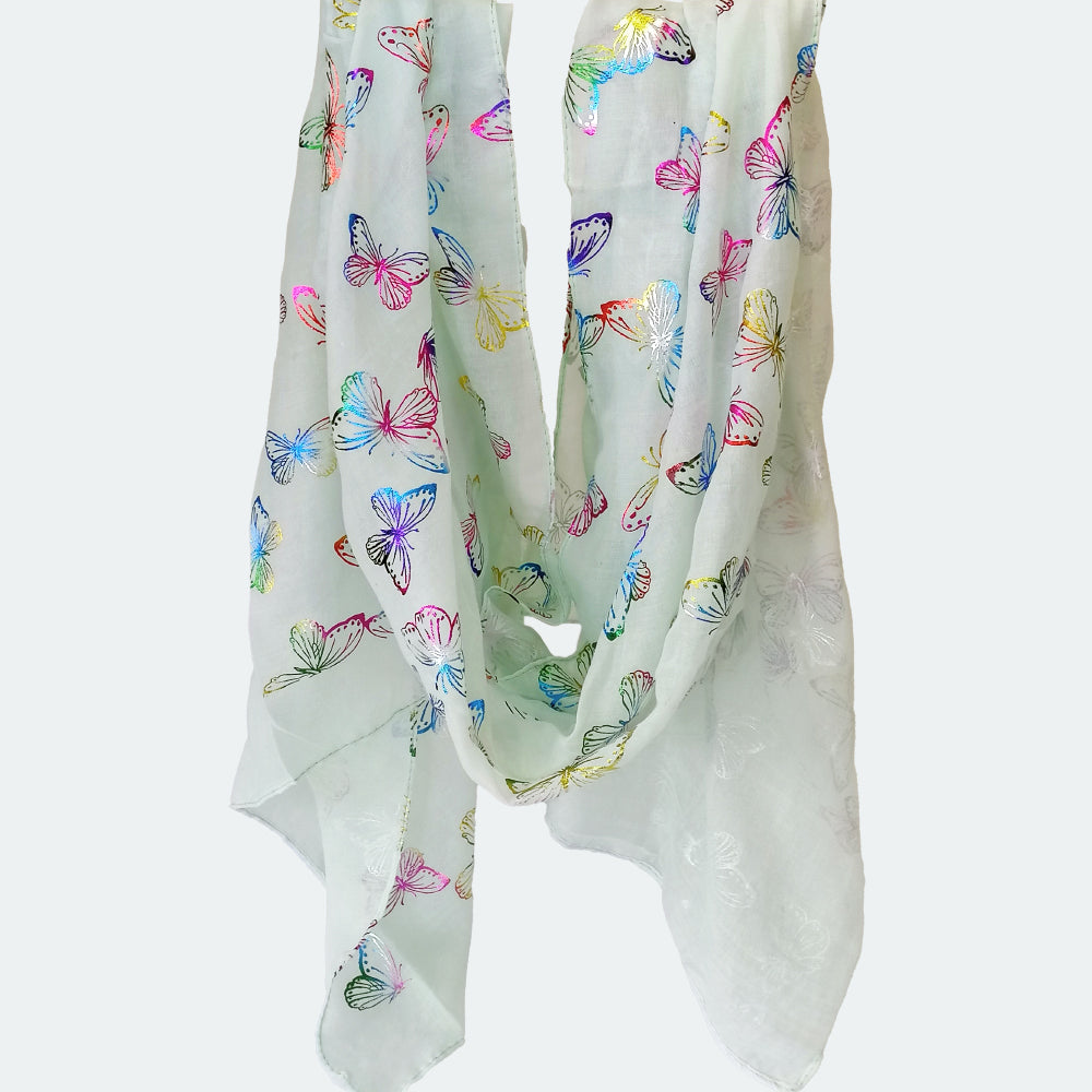 Butterfly Scarf - Mint