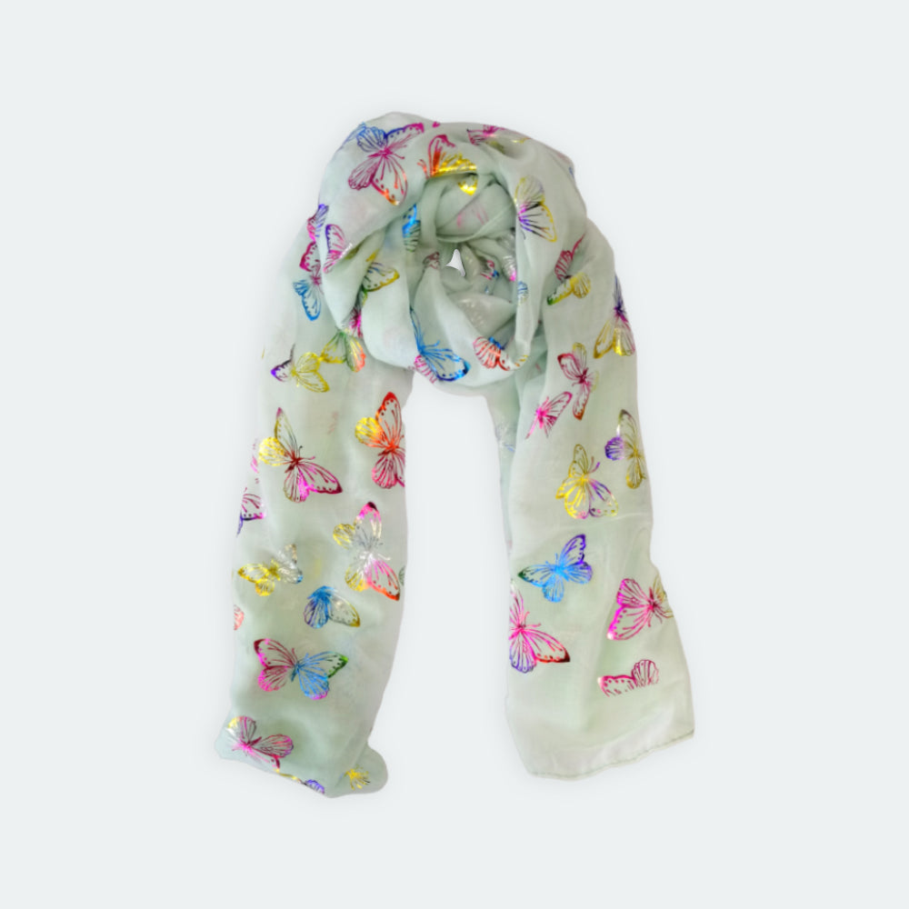 Butterfly Scarf - Mint