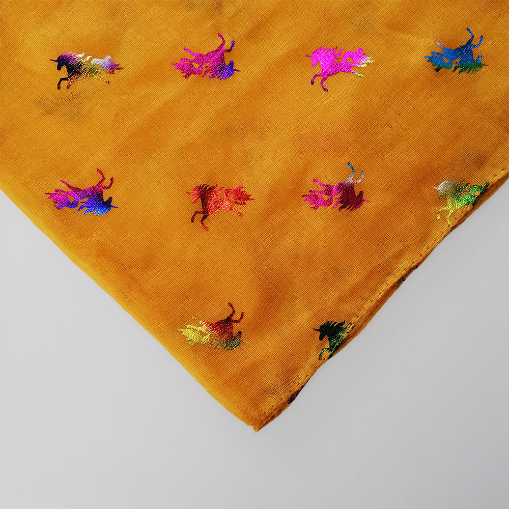 Unicorn Foil Scarf