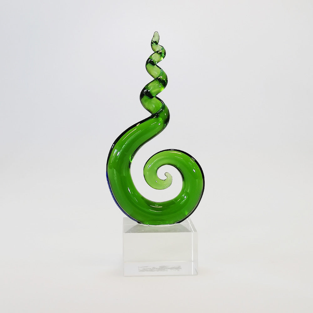 Koru Twisted With Frond - 15.5cm