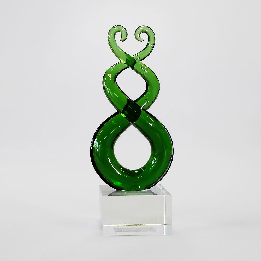 Koru Three Twist - Green - 15.5cm