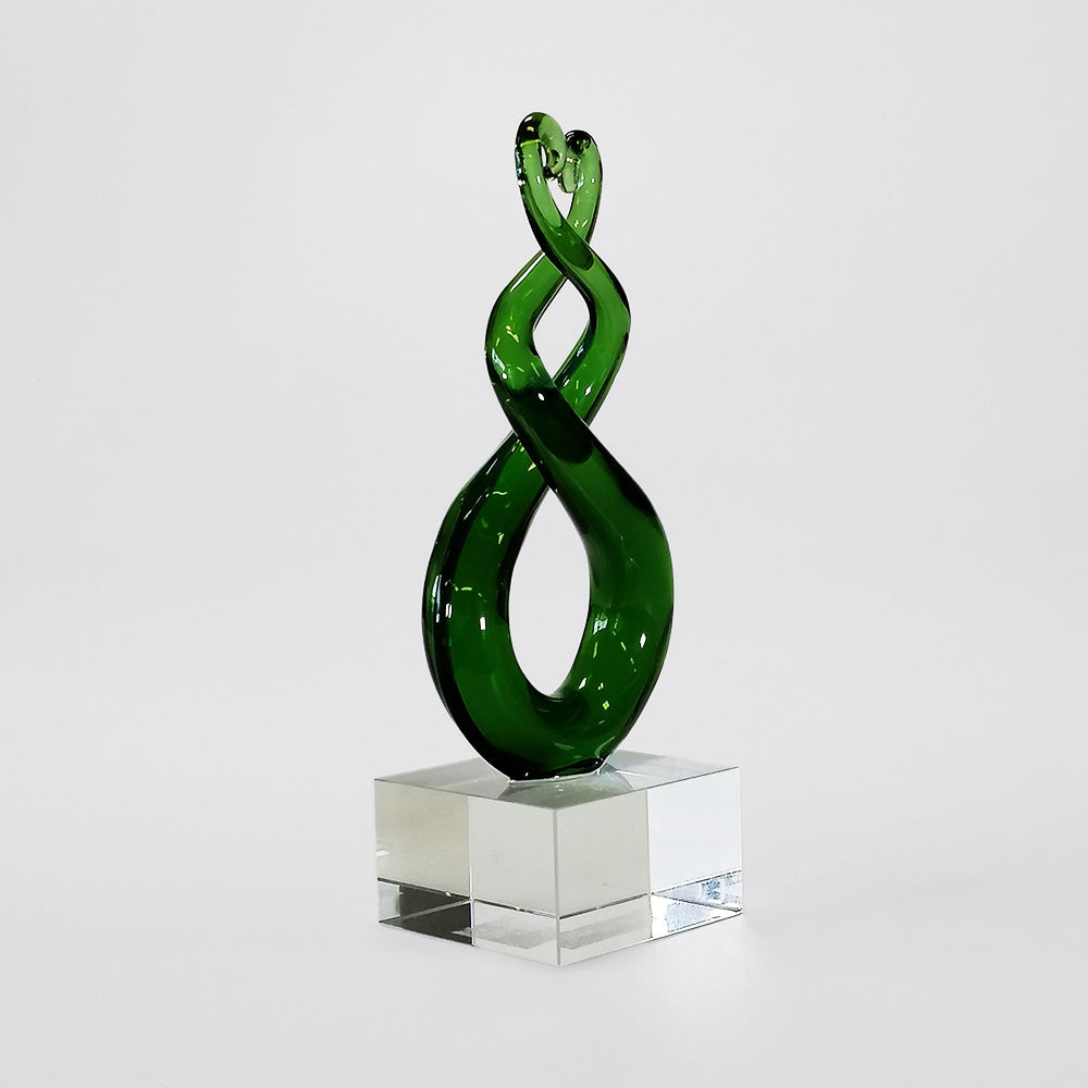 Koru Three Twist - Green - 15.5cm