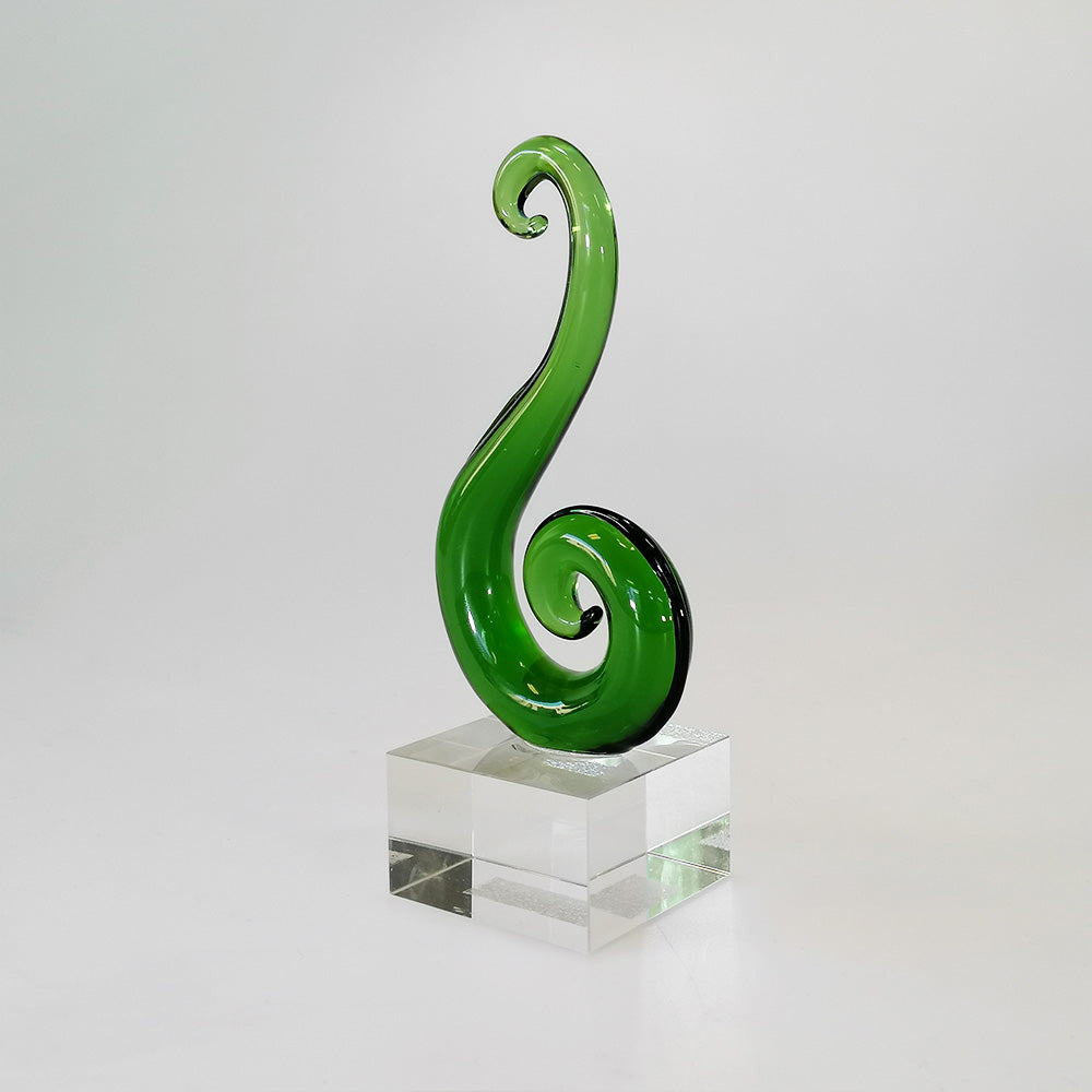 Koru With 2 Frond Twists - 15.5cm