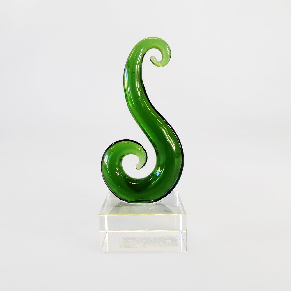 Koru 2 Frond - Green - 11cm