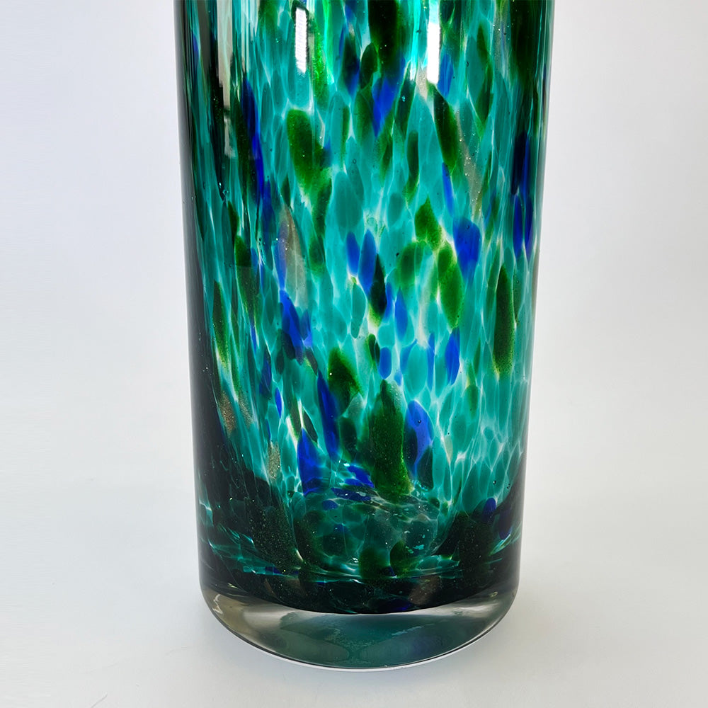Paua Styled Glass Vase - 24cm