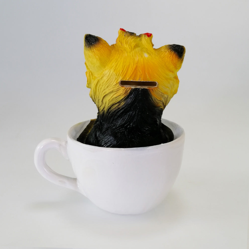 Terrier In A Cup - Money Box