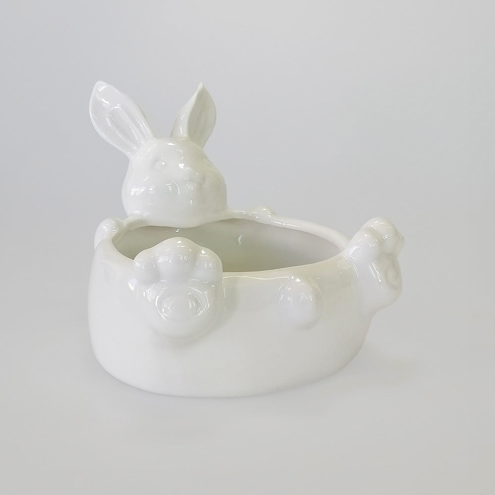 'Rabbit On Back' Bowl