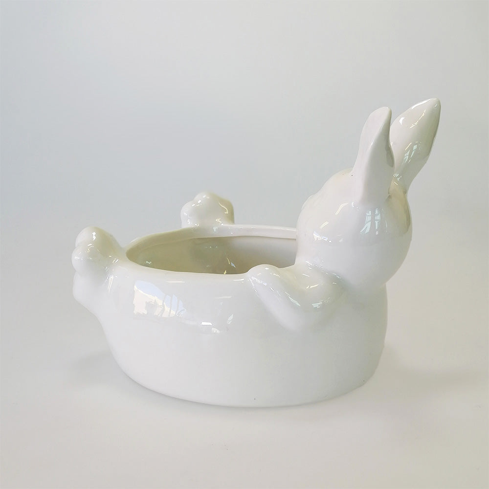 'Rabbit On Back' Bowl