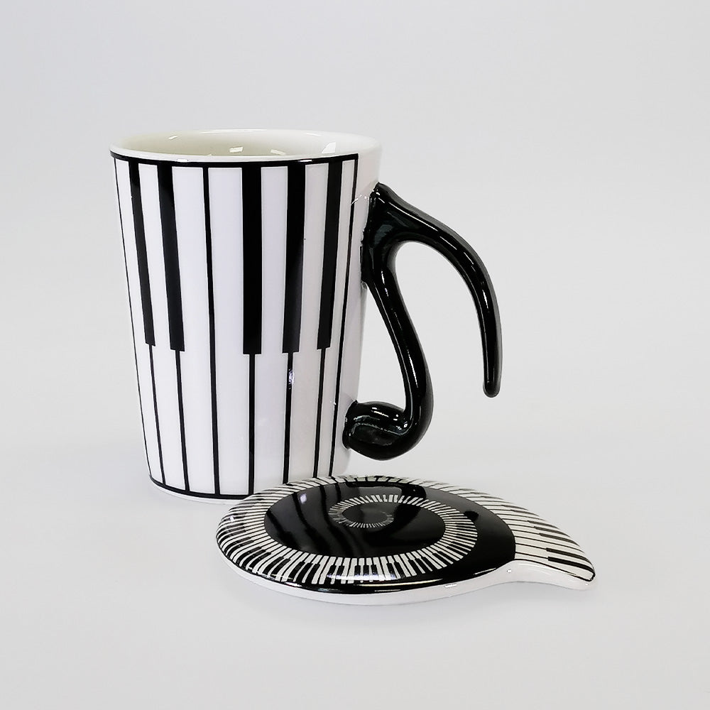 Piano Mug With Lid - 300ml