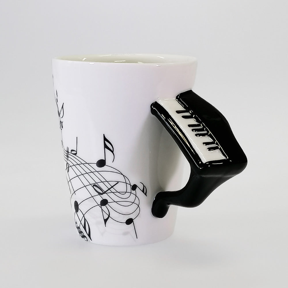 'Piano Handle' Mug - 350ml