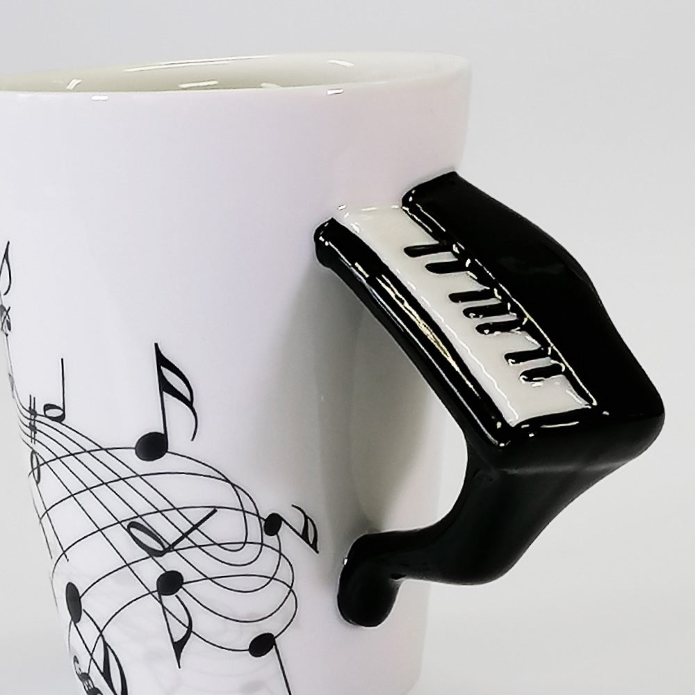'Piano Handle' Mug - 350ml