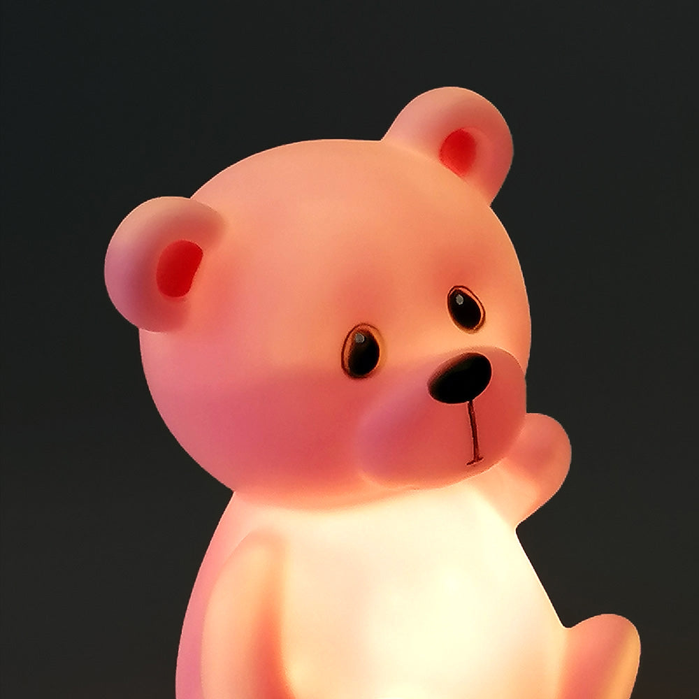 Light Up Figurine - Pink Bear