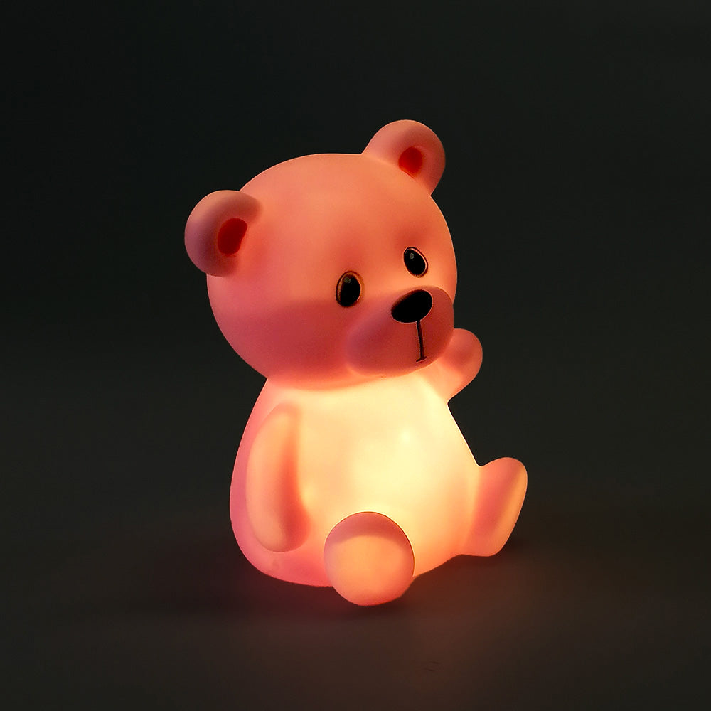 Light Up Figurine - Pink Bear