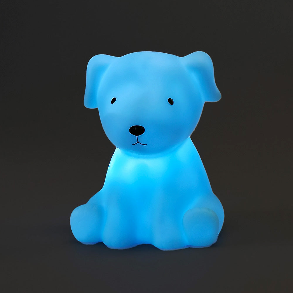 Light Up Figurine - Blue Dog