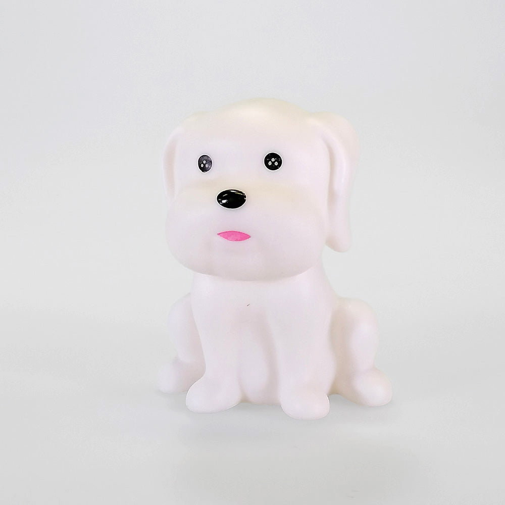 Light Up Figurine - White Dog