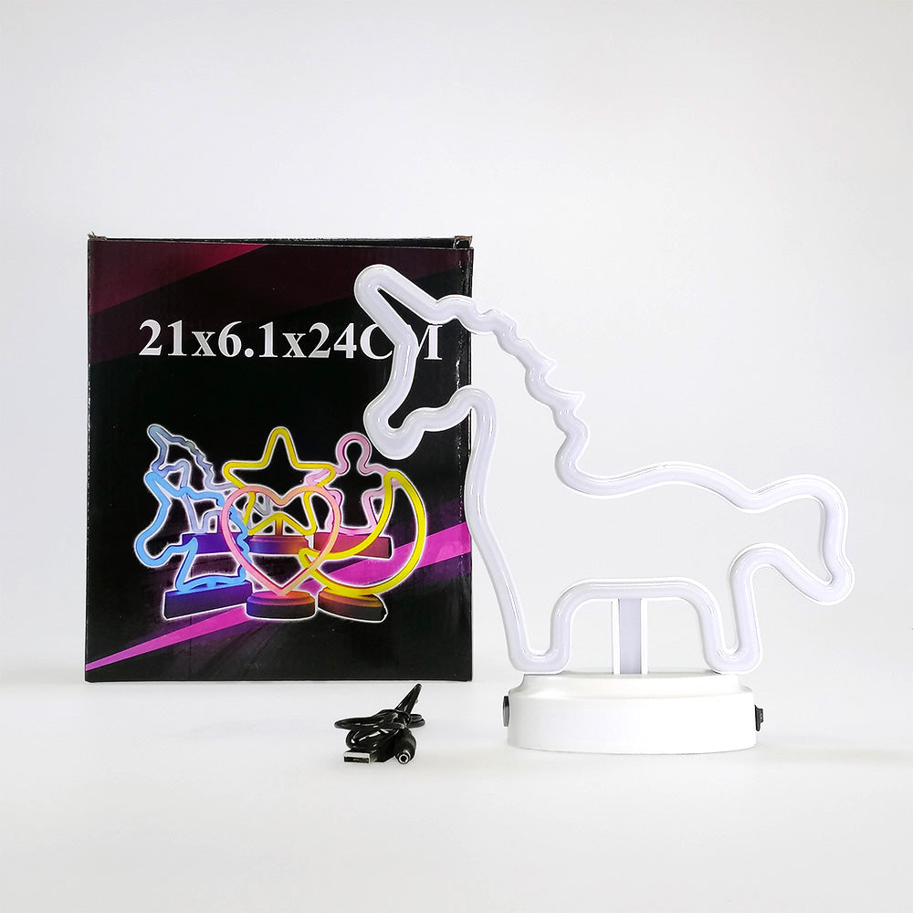 Neon Light-Up Unicorn