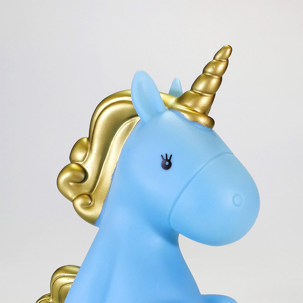 Light Up Figurine - Blue Unicorn