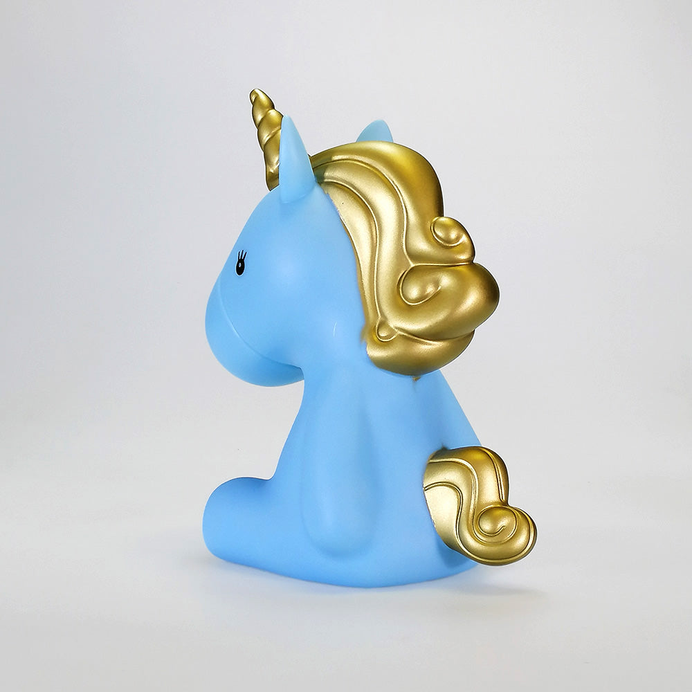Light Up Figurine - Blue Unicorn