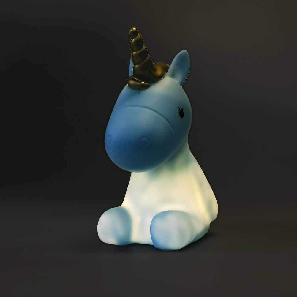 Light Up Figurine - Blue Unicorn