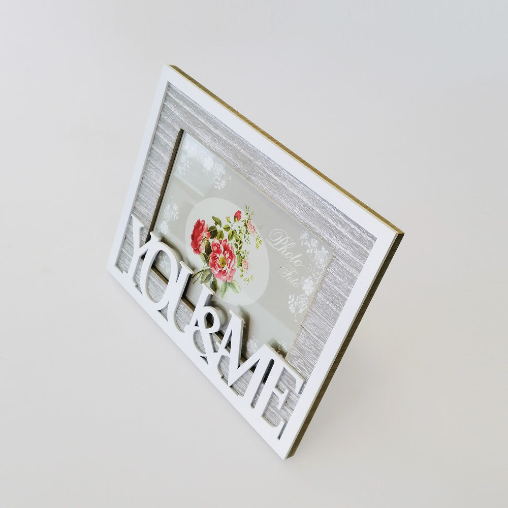 'You & Me' Landscape Picture Frame - 19cm x 24cm