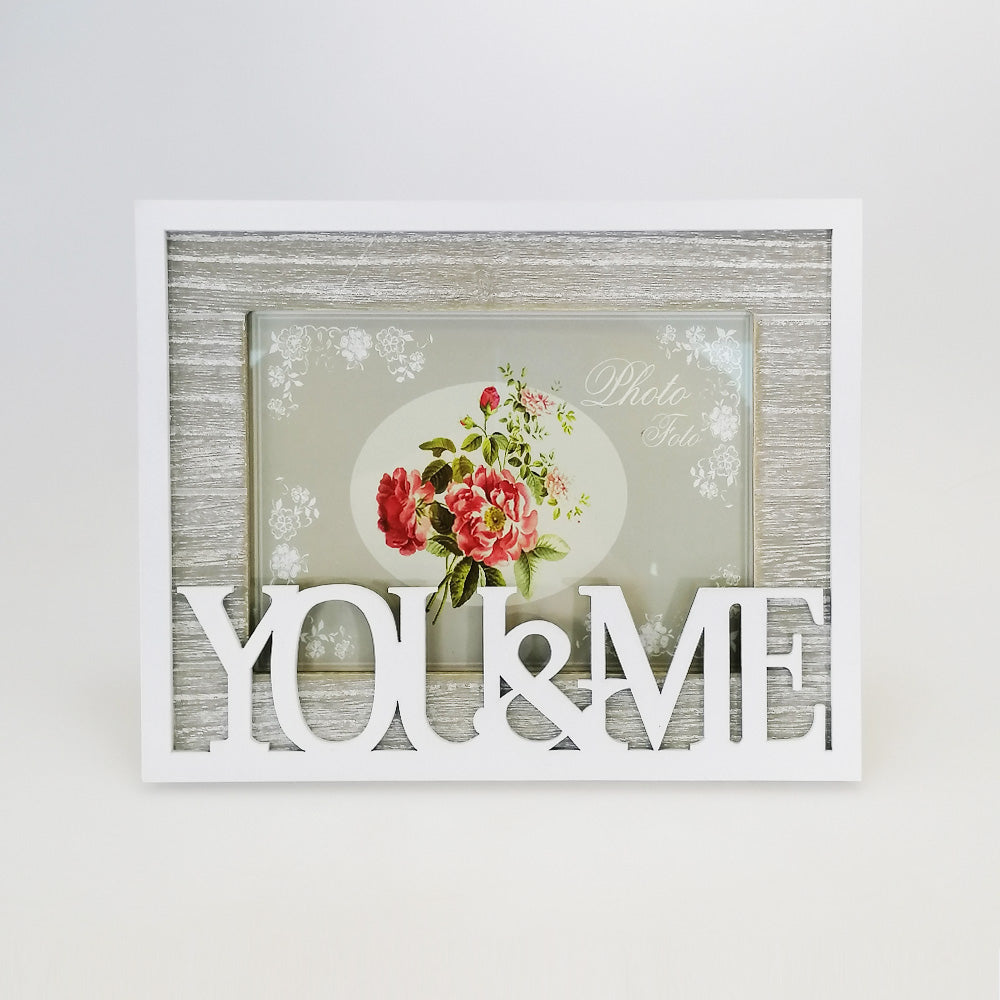 'You & Me' Landscape Picture Frame - 19cm x 24cm