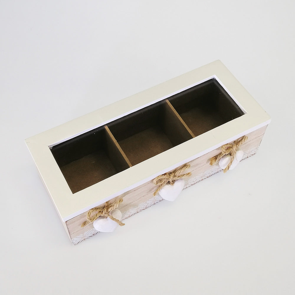 'Heart' Style Tea Box - Small