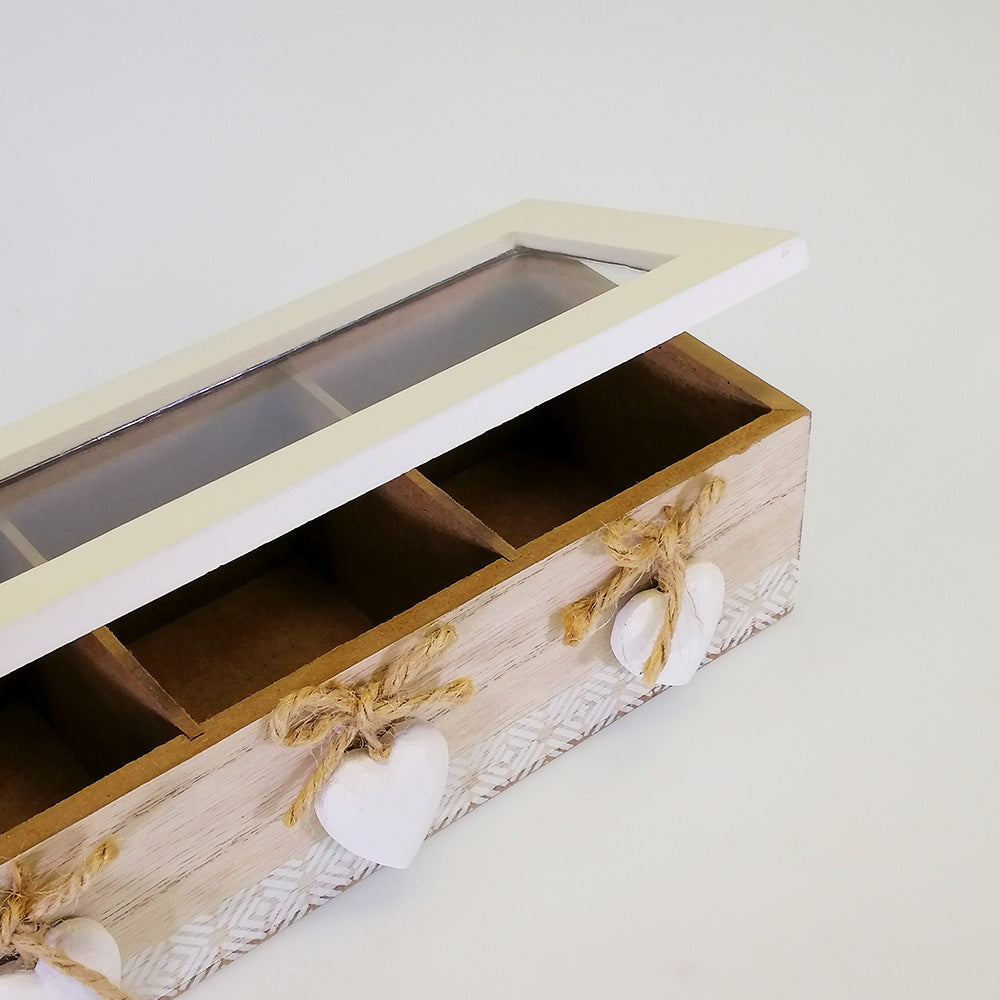 'Heart' Style Tea Box - Small