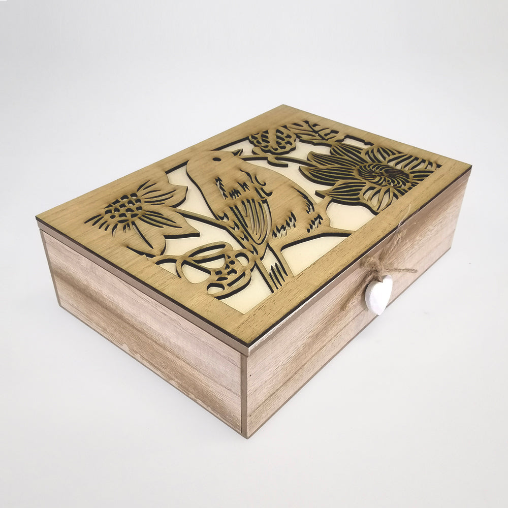 'Bird' Style Tea Box