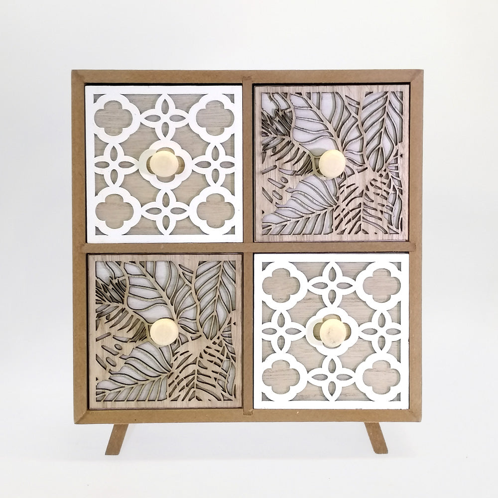 4 Drawer Cabinet - Cutwork