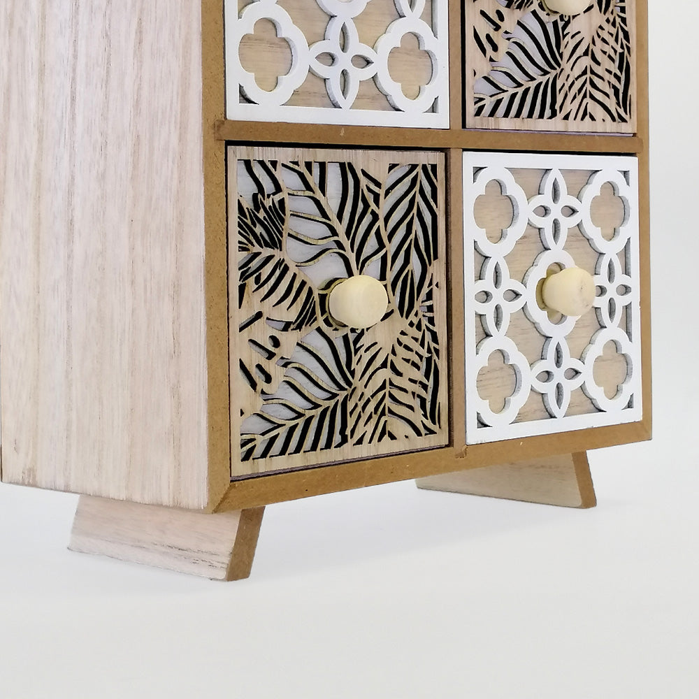 4 Drawer Cabinet - Cutwork