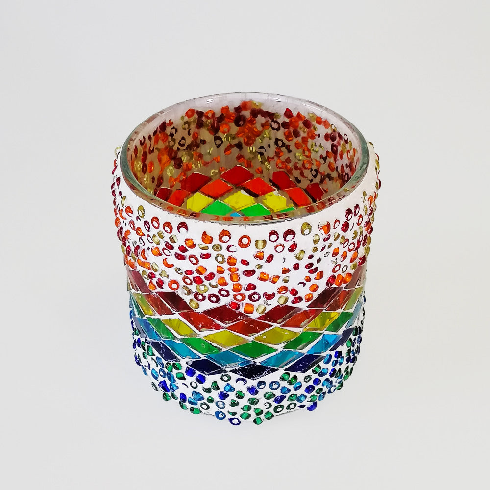 Mosaic Cup - Rainbow Band