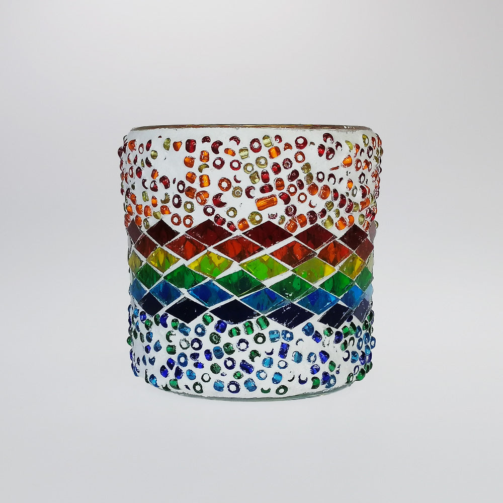 Mosaic Cup - Rainbow Band