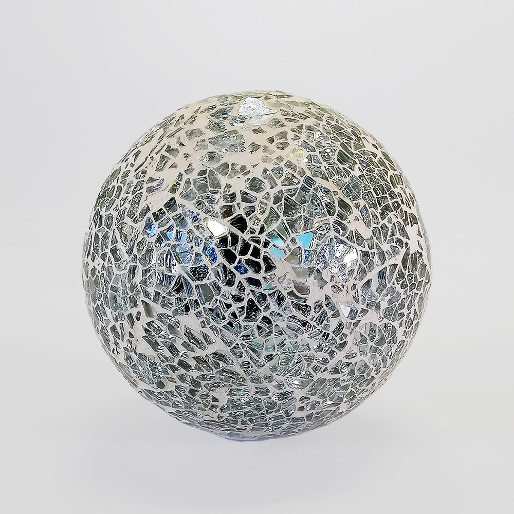Mosaic Ball - Silver 10.6cm