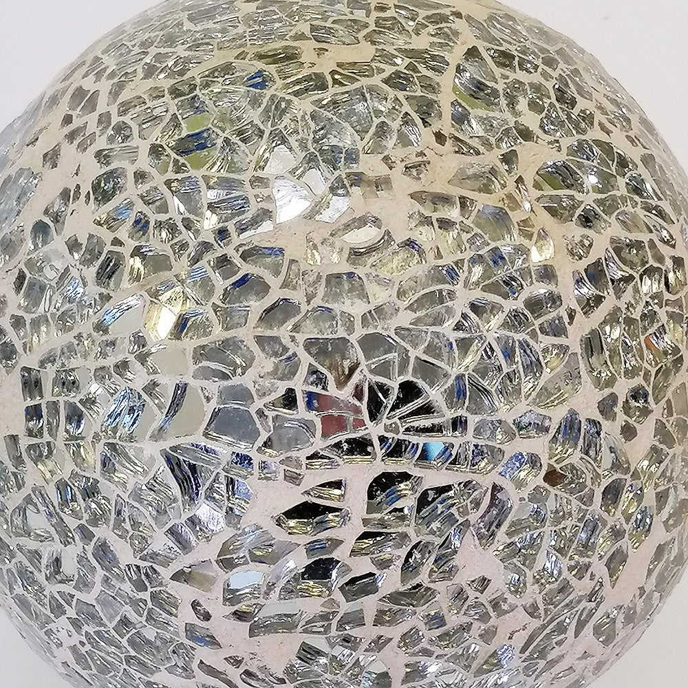 Mosaic Ball - Silver 10.6cm