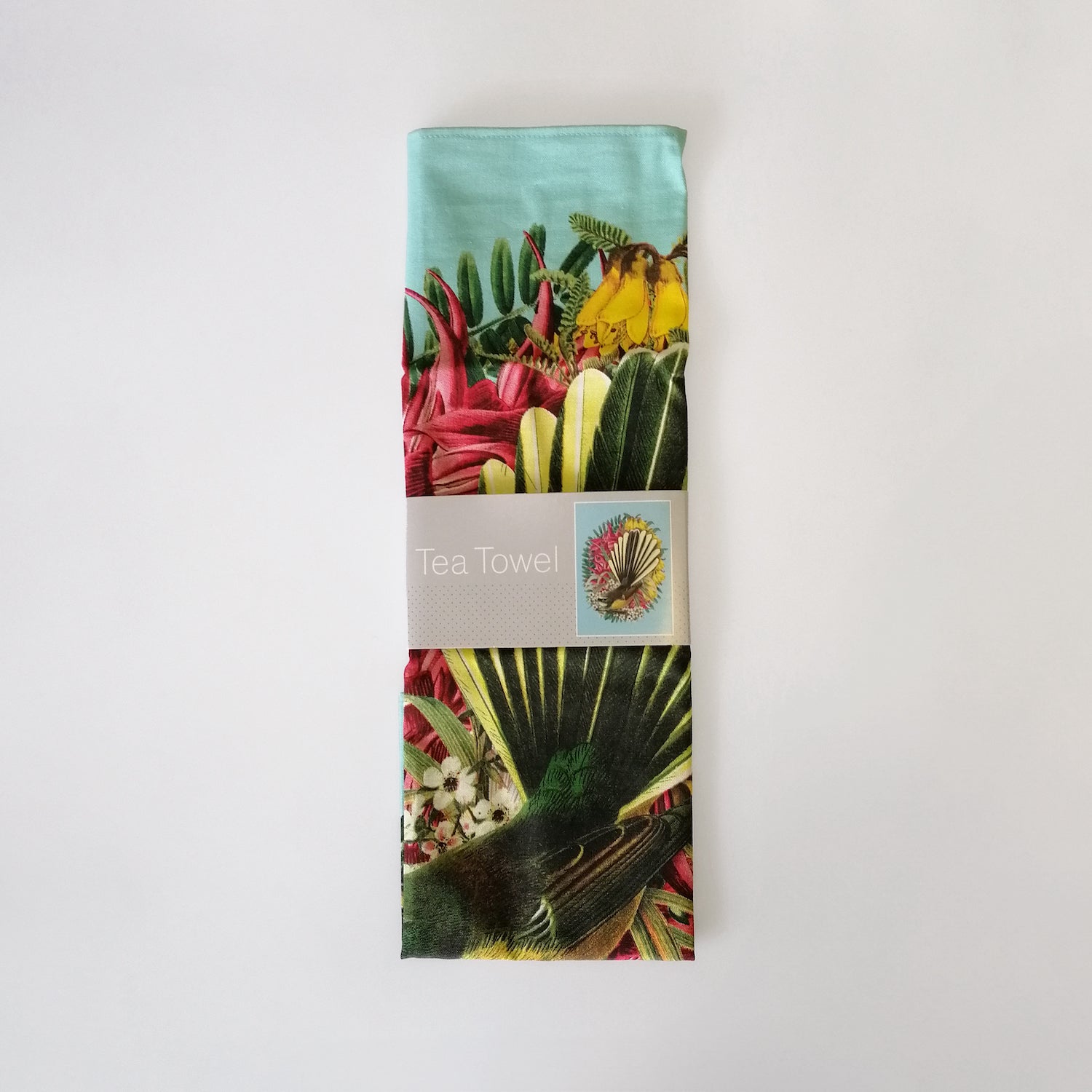 Botanical Fantail' Tea Towel