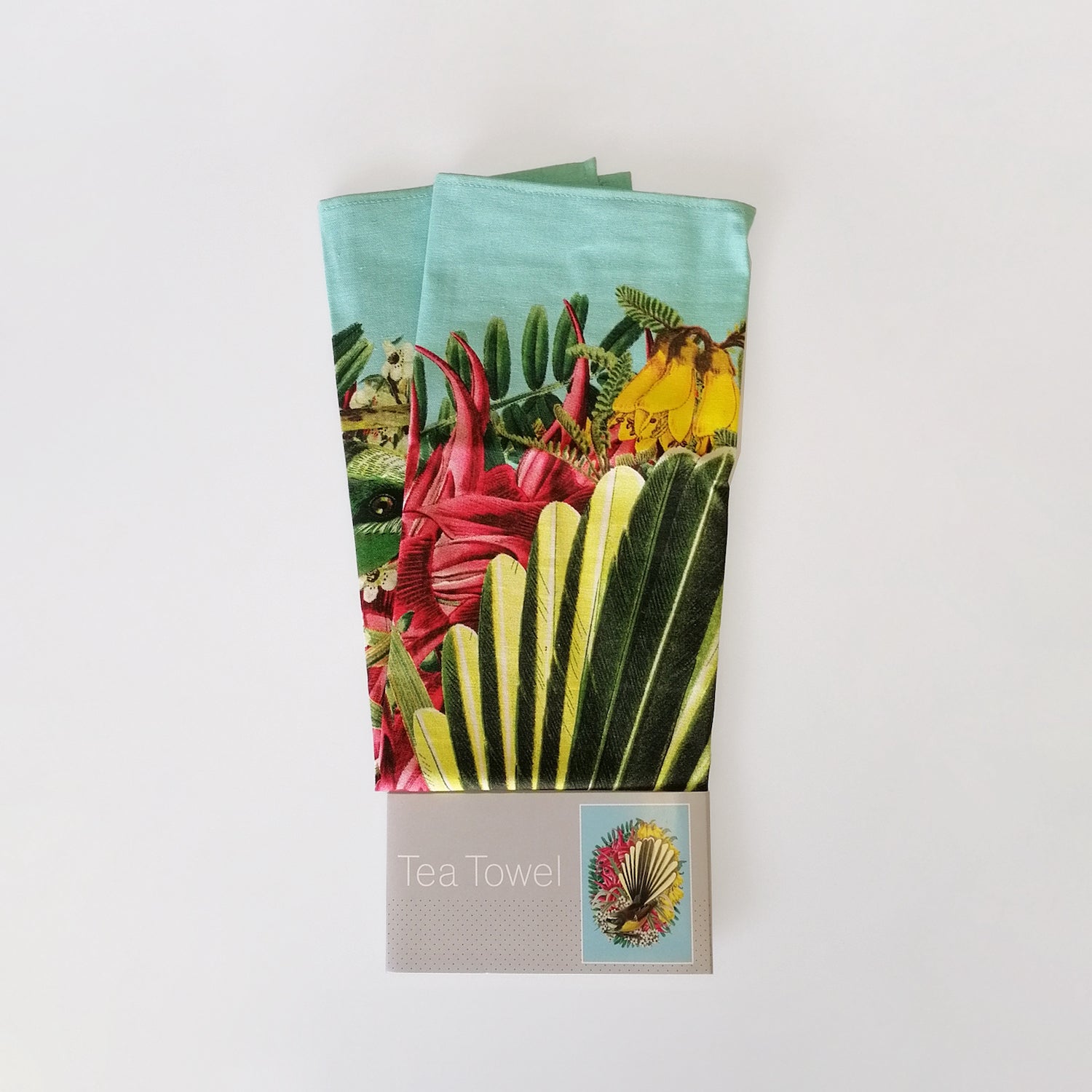 Botanical Fantail' Tea Towel