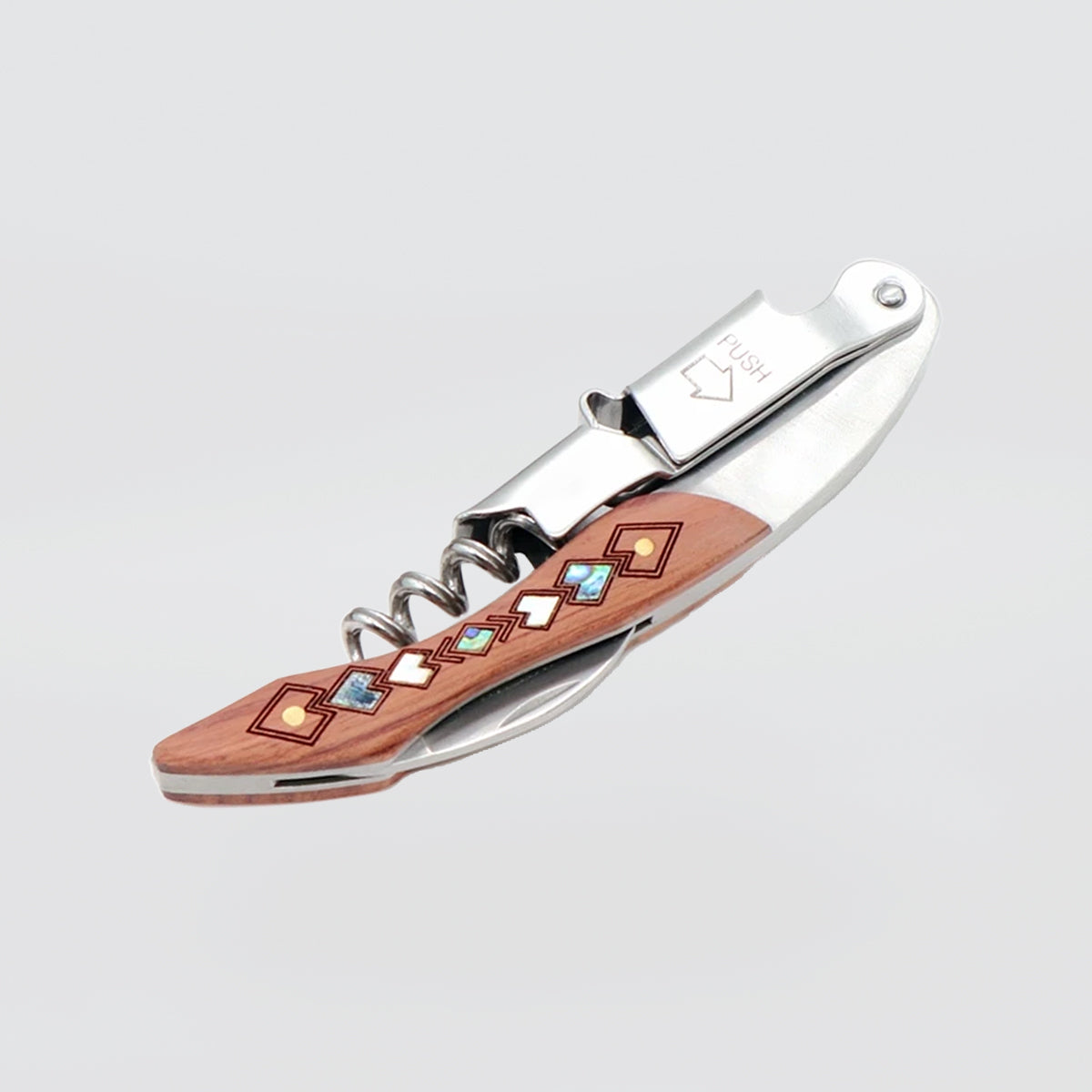 NZ Wine Opener With Paua