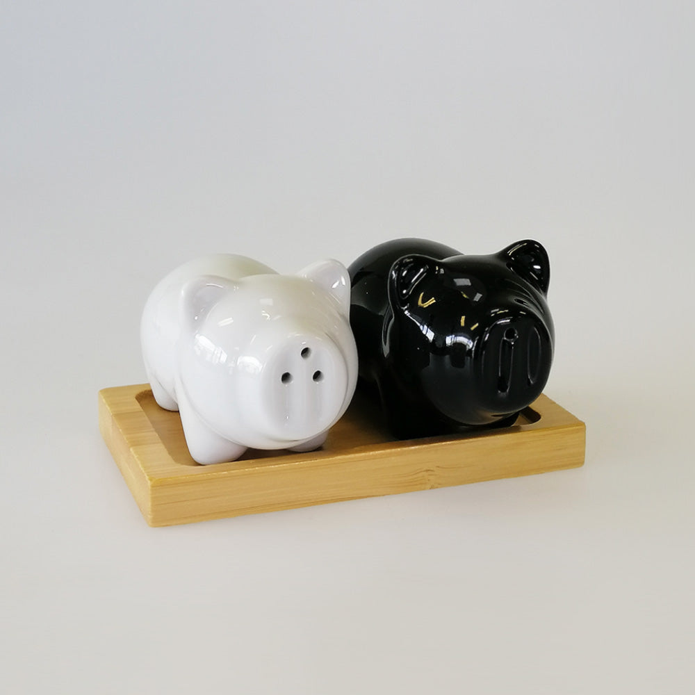 B&W Pigs - Salt & Pepper Set