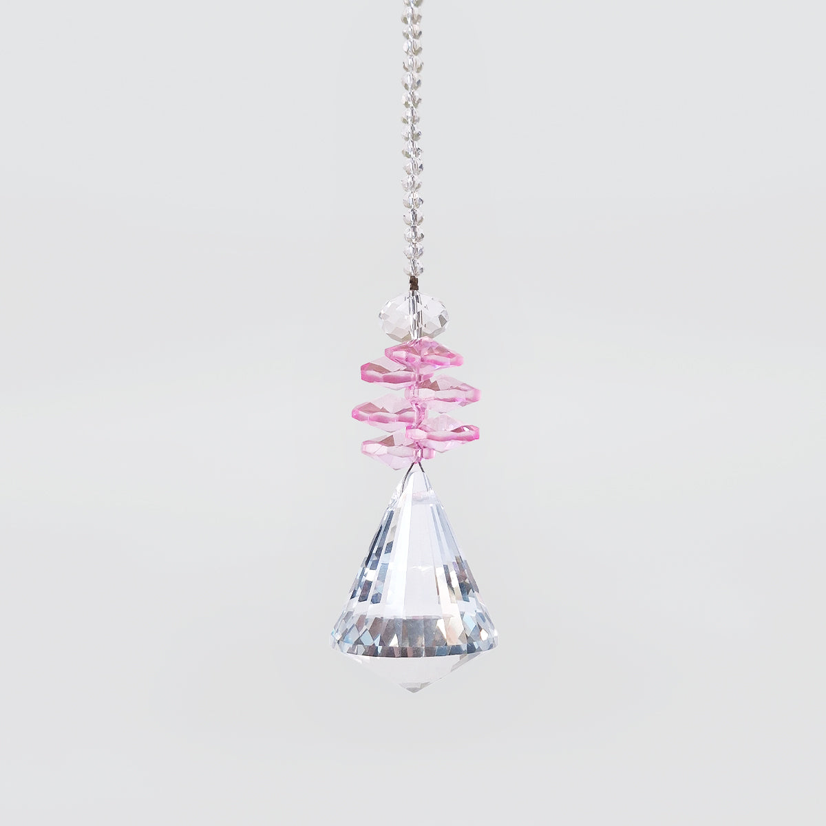 Crystal Suncatcher - 'Pink Angel'