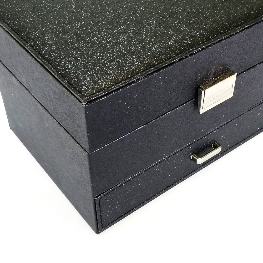 Multi-Level Jewellery Box - Black